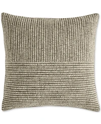 Oake Striped Patch Decorative Pillow, 18" x 18", Exclusively for Macy's