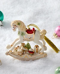 Lenox 2025 Vintage Rocking Horse Ornament