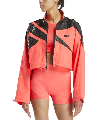 Reebok x Angel Reese Women's Zip-Front Long-Sleeve Jacket