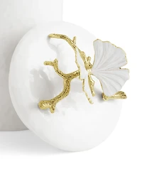 Michael Aram Butterfly Ginkgo Gold Medium Porcelain Canister