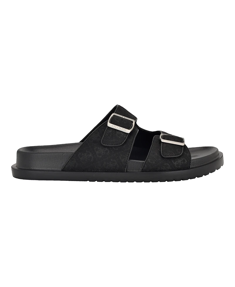 Guess Men's Verone Double Strap Fashion Slides