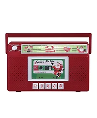 Mr. Christmas 7" Santa's Boom Box Radio