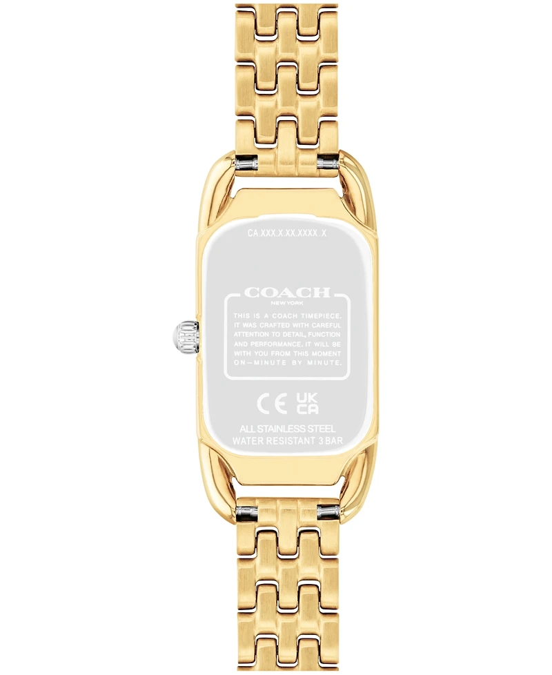 Coach Women's Cadie Tri-Tone Stainless Steel Bracelet Watch, 17.5mm