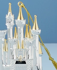 Lenox 2025 Cinderella Castle Silverplate Ornament