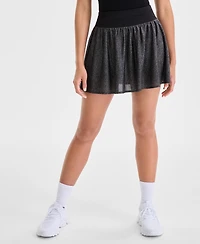 Id Ideology Women's Relaxed Gathered Metallic Skort, Macy's Exclusive