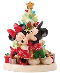 Lenox Disney Mickey & Minnie Lit Tree Figurine