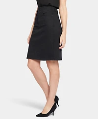 Nydj Petite High Rise Denim Skirts