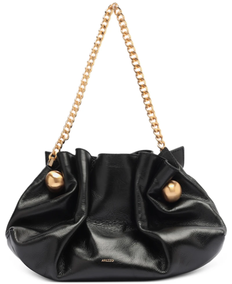 Arezzo Cleo Small Leather Clutch