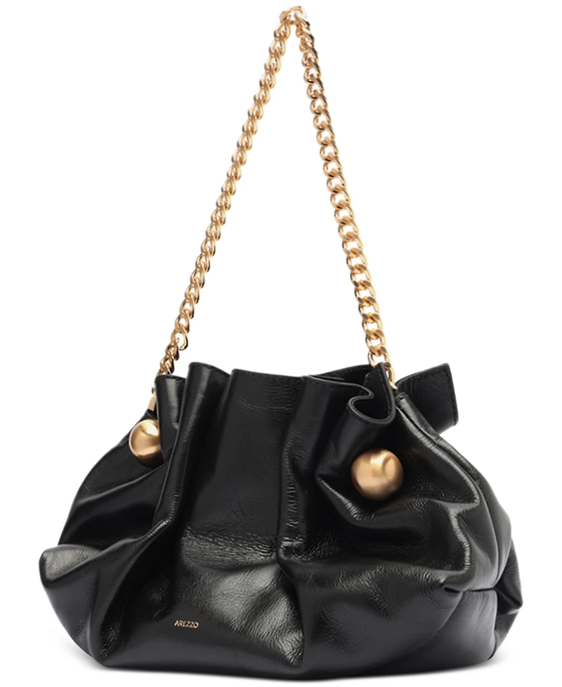Arezzo Cleo Small Leather Clutch