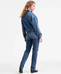 Levis Womens Shrunken 90s Denim Jacket Perfect T Shirt 501 Curve Jeans