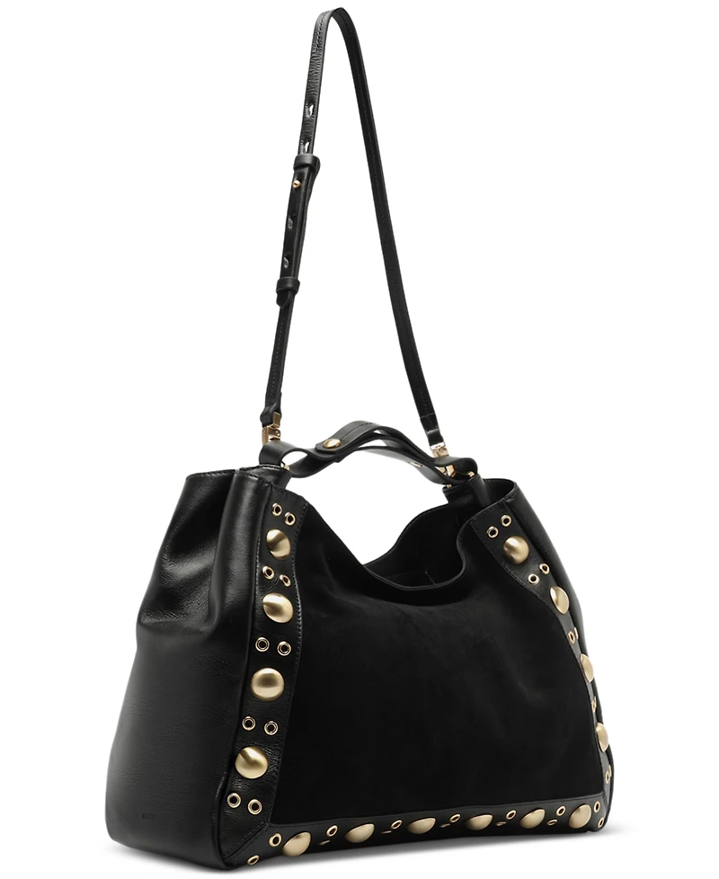 Arezzo Owen Medium Suede Tote