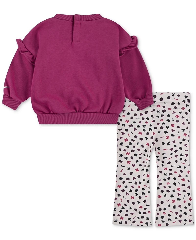 Nike Baby Essentials Femme Top & Leggings, 2 Piece Set
