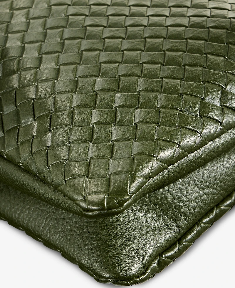 Style & Co Small Woven Double Compartment Crossbody, Macy's Exclusive