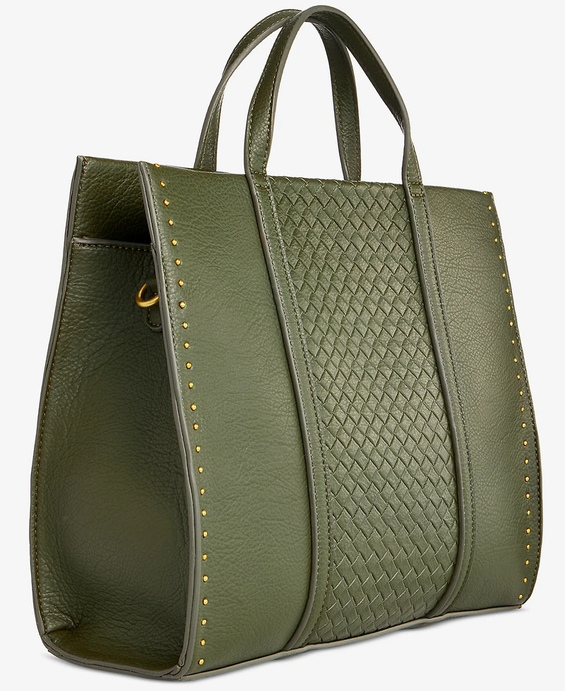Style & Co Medium Woven Boxy Tote, Macy's Exclusive