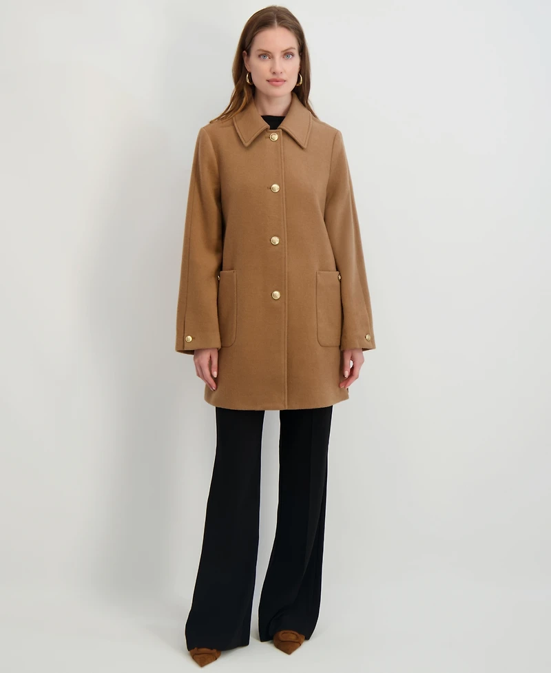 Tahari Women's Collared Single-Breasted Coat