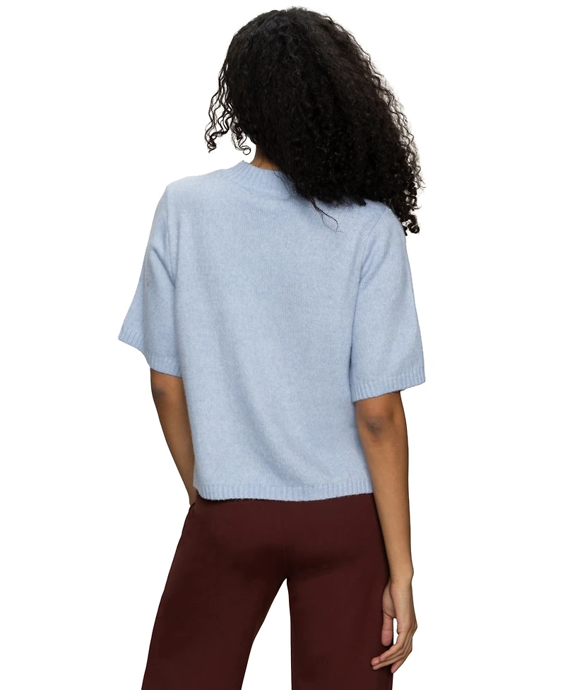 Sanctuary Women's Perfect Cotton Short-Sleeve Sweater