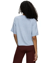 Sanctuary Women's Perfect Cotton Short-Sleeve Sweater