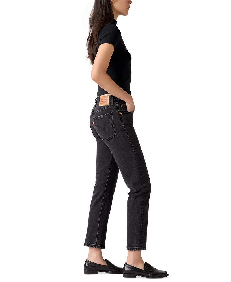 Levi's Women's 501 Original-Fit Cropped Straight-Leg Jeans