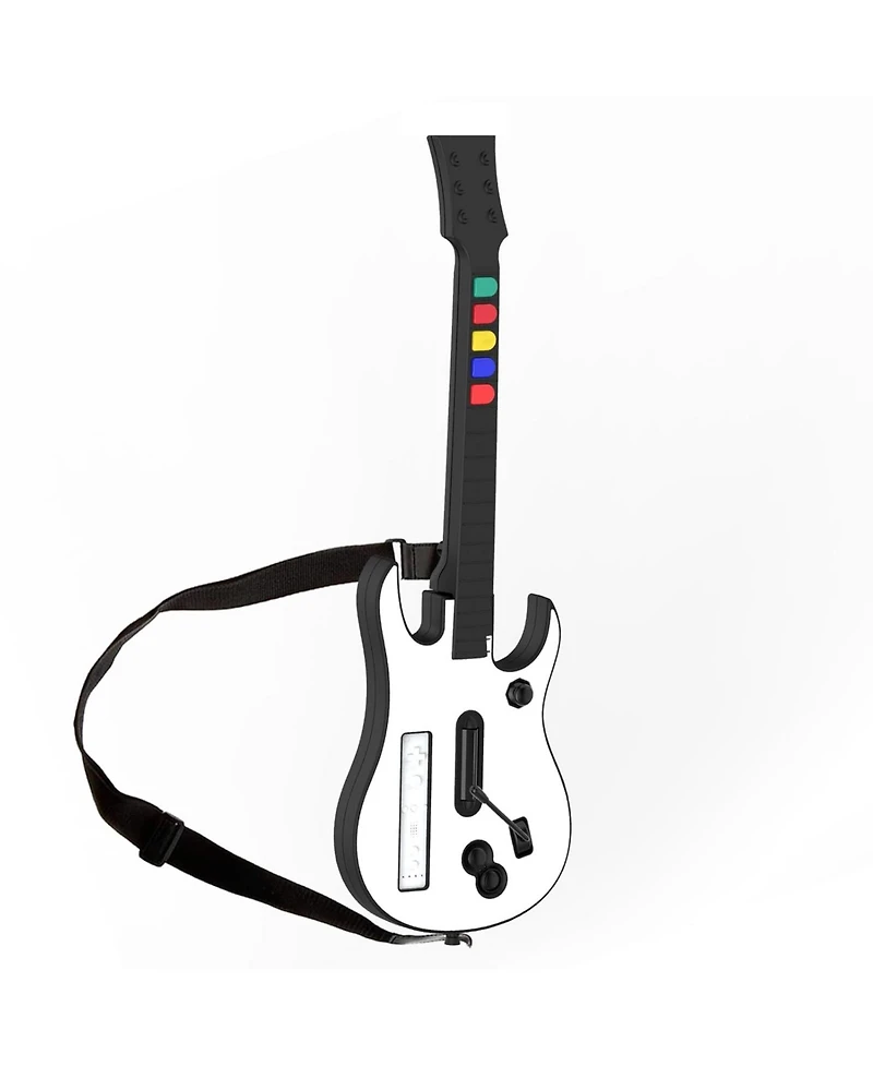 Nbcp Wireless Guitar Controller for Wii – Compatible with Guitar Hero, Clone Hero, Rock Band 2 & 3 (Excludes Rock Band 1) – Detachable D