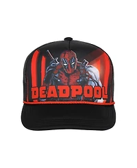 Lids Men's Black Deadpool Big Front Foam Trucker Adjustable Hat