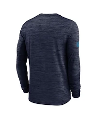 Nike Men's Navy Tennessee Titans Sideline Velocity Performance Long Sleeve T-Shirt