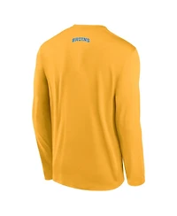 Jordan Men's Gold Ucla Bruins On-Court Basketball Shootaround Performance Long Sleeve T-Shirt