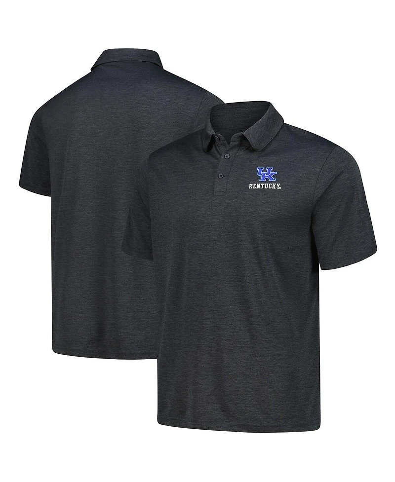 Fanatics Unlabeled Men's Heather Charcoal Kentucky Wildcats Carbon Polo Shirt