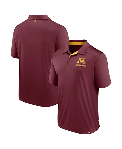Fanatics Men's Maroon Minnesota Golden Gophers Fundamental Defender Polo Shirt