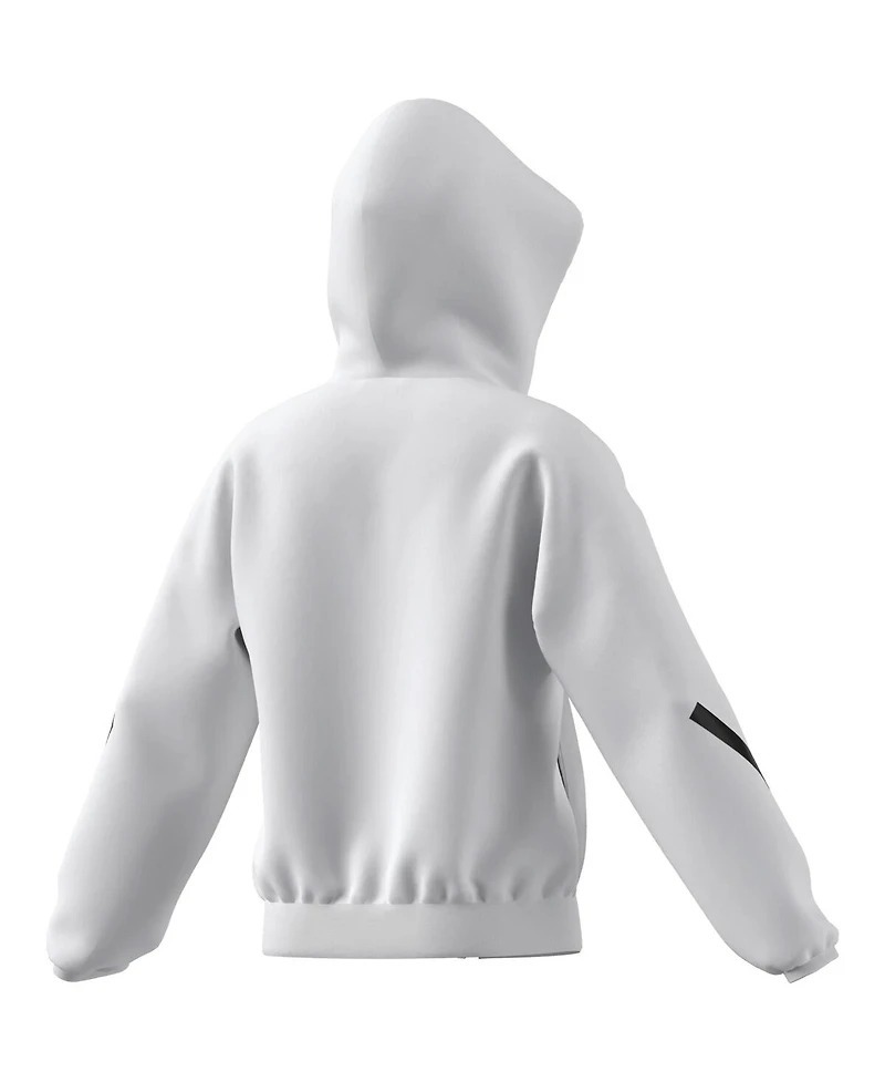 Adidas Big Boys and Girls White Juventus 2025/26 Anthem Full-Zip Jacket
