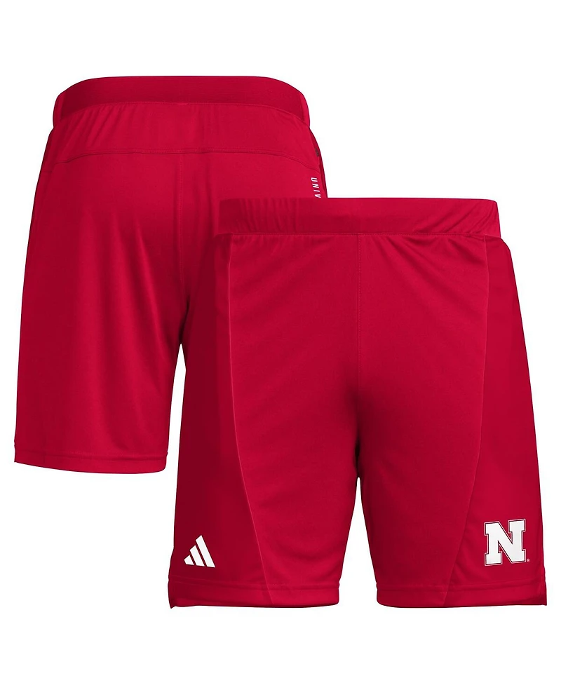 Adidas Men's Scarlet Nebraska Huskers Designed for Training 7" Aeroready Shorts