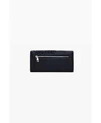 Desigual Women's Medium embroidered faux leather wallet