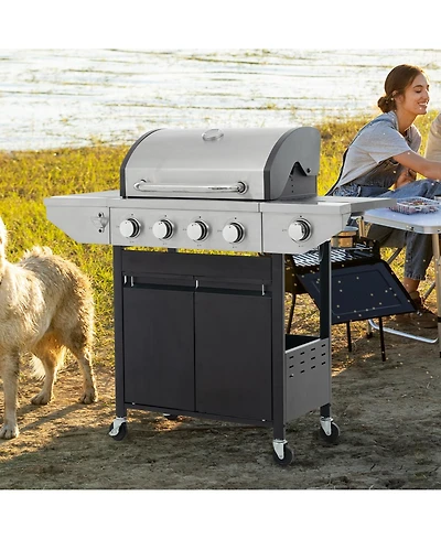 Streamdale Furniture 4-Burner Stainless Steel Propane Gas Grill