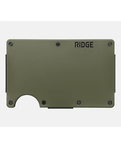 The Ridge Ridge Wallet - Matte Olive - Cash Strap