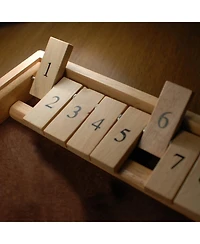 We Games 9 Number Shut the Box Board Game, 11 in.