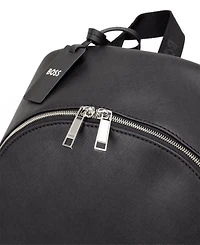 Hugo Boss Men's Zair Leather Large Backpack