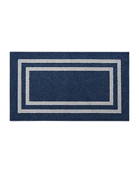 Jean Pierre Double Line Border Tufted - Machine Washable Runner Rug