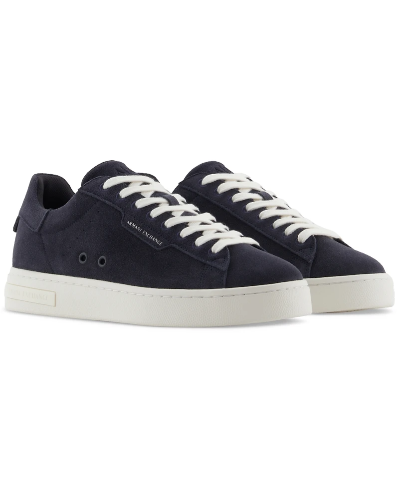 A|X Armani Exchange Men's Lace-Up Leather Sneakers