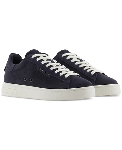 A|X Armani Exchange Men's Lace-Up Leather Sneakers