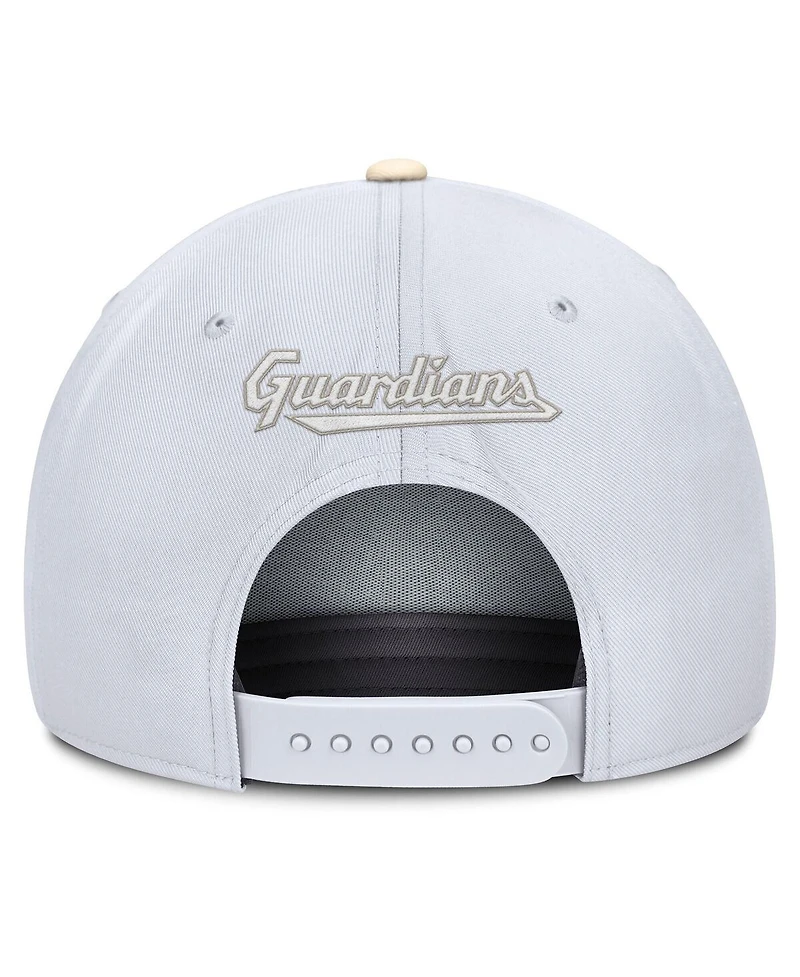 Nike Men's White/Cream Cleveland Guardians Pro Performance Snapback Hat