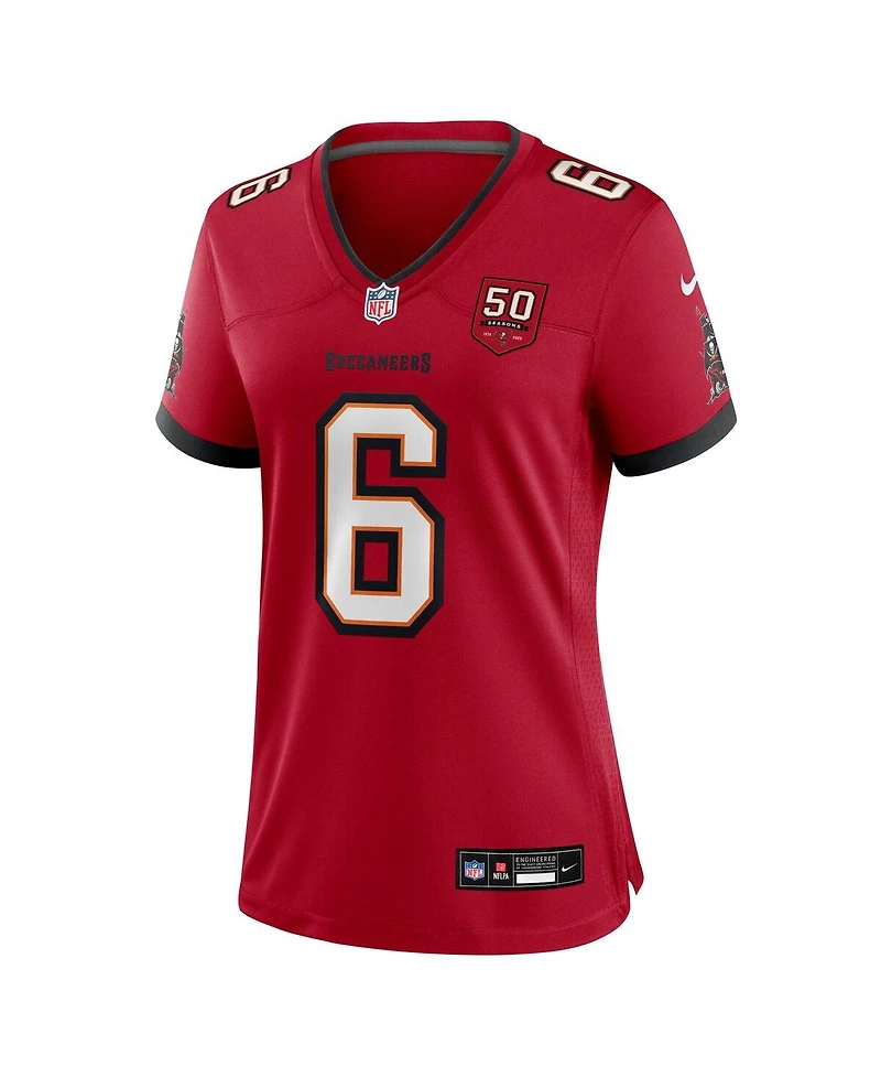 Nike Women's Baker Mayfield Red Tampa Bay Buccaneers 50th Anniversary Game Jersey