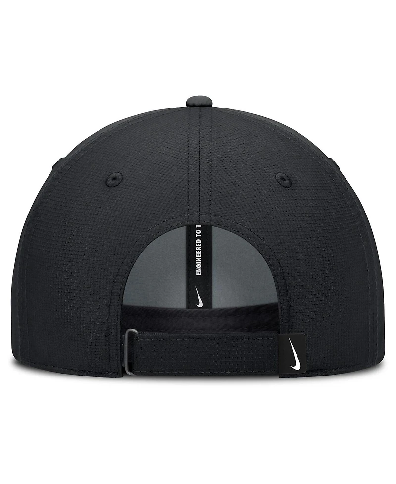 Nike Men's Black Chicago Cubs Primetime Club Performance Adjustable Hat