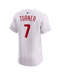 Nike Men's Trea Turner White Philadelphia Phillies Home Elite Jersey