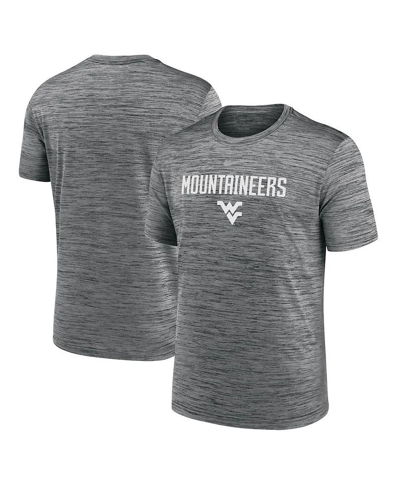Nike Men's Charcoal West Virginia Mountaineers 2025 Sideline Velocity Performance T-Shirt