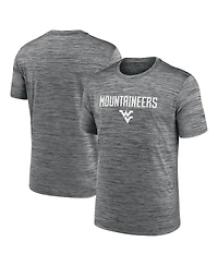 Nike Men's Charcoal West Virginia Mountaineers 2025 Sideline Velocity Performance T-Shirt