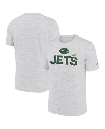 Nike Men's Ash New York Jets Blitz Velocity Modern Performance T-Shirt