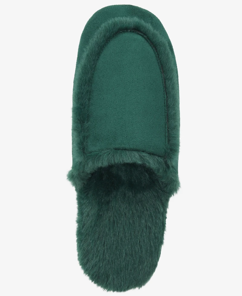 Charter Club Women's Faux Shearling Slide Slippers, Macy's Exclusive