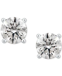 Gia Certified Diamond Stud Earrings (2 ct. t.w.) in 14k White Gold