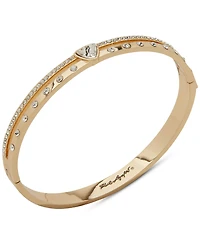 Karl Lagerfeld Paris Crystal Double-Row Bangle Bracelet