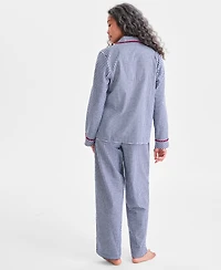 Charter Club Women's 2-Pc. Cotton Flannel Packaged Pajamas Set, Created for Macy's