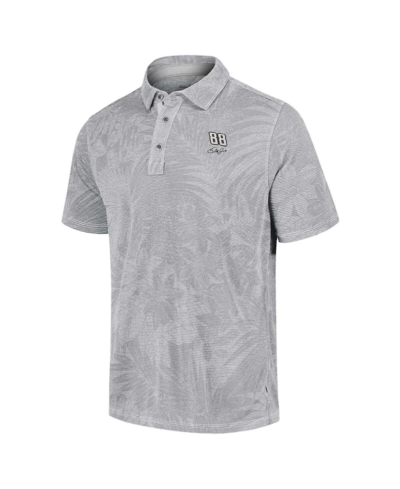 Tommy Bahama Men's Gray Dale Earnhardt Jr. Santiago Paradise Polo Shirt